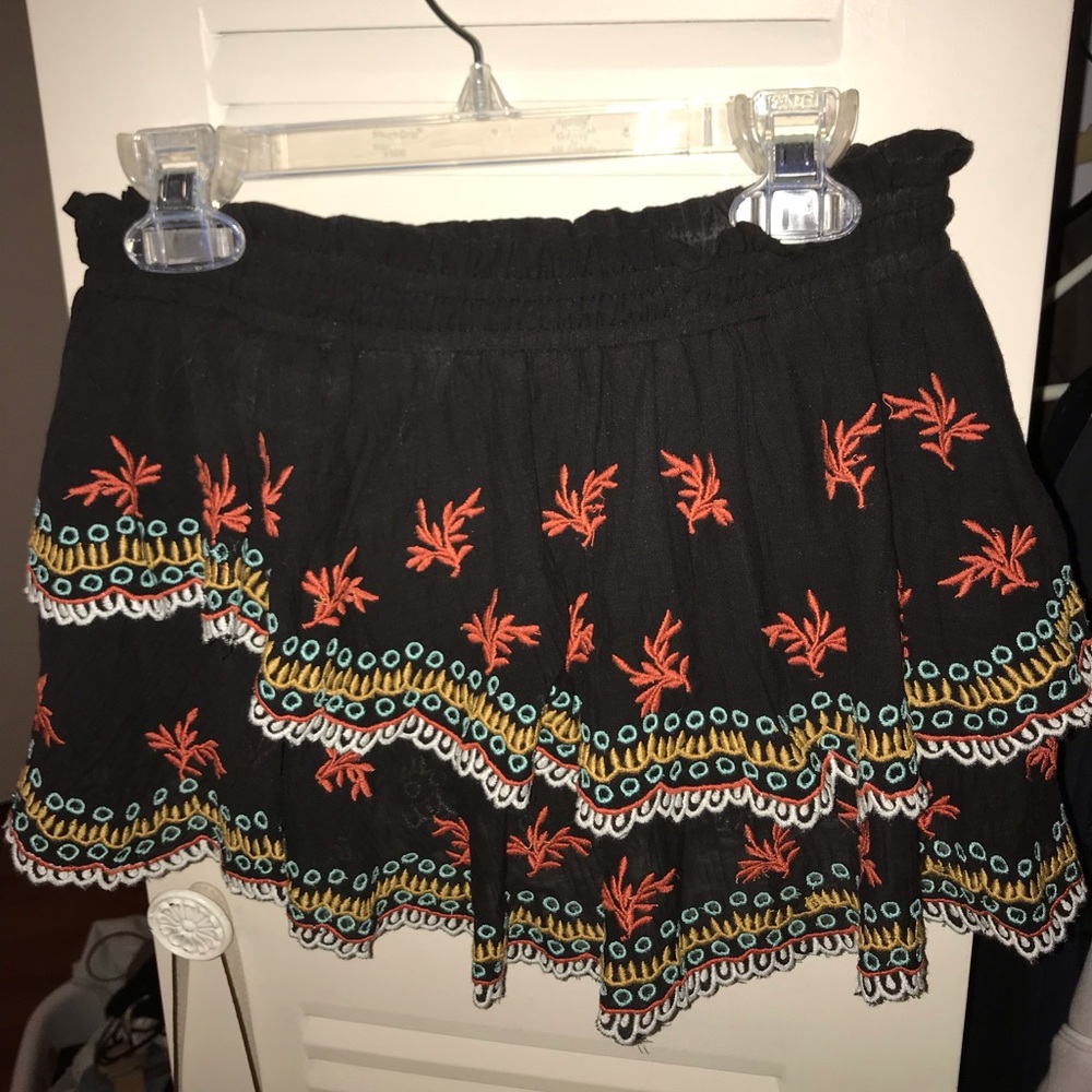 Free people colorful tube top elastic band